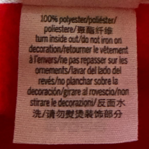 Victoria’s Secret PINK 1/4 zip XL Sherpa pullover - Red - Picture 10 of 10